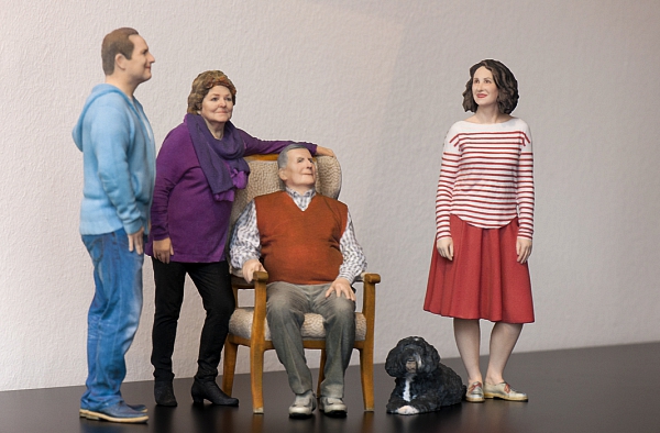 Familie in 3D - ein tierisches Portrait 1